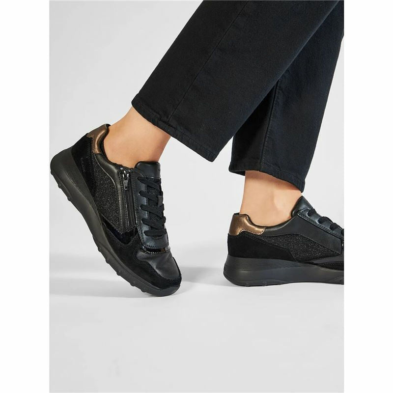 Women’s Casual Trainers Geox Alleniee Black