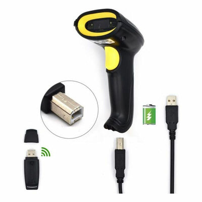 Leitor Código de Barras com Suporte Ewent EW3430 LED USB