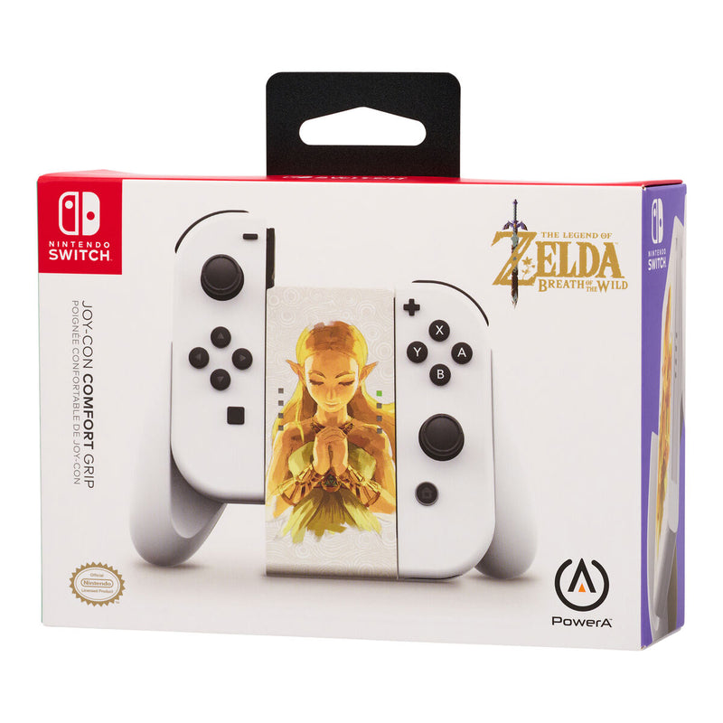 Contrôle des jeux Powera NSAC0059-01 Nintendo Switch Blanc/Or