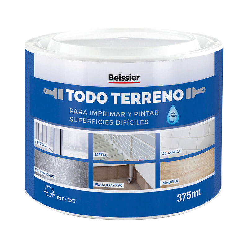 Tinta acrílica Beissier 70396-032 Apto para qualquer superfície Branco 375 ml