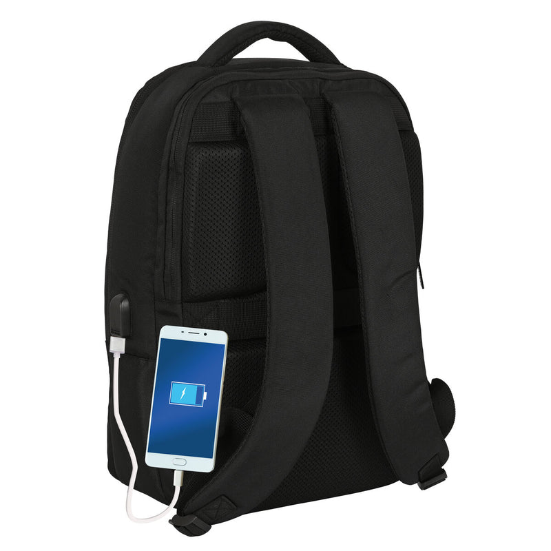 Mochila para Portátil e Tablet com Saída USB Marvel Preto