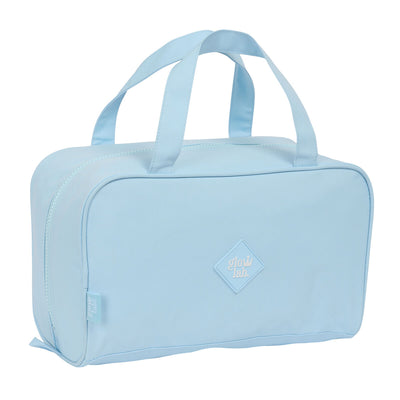 School Toilet Bag Glow Lab Cisnes Light Blue 31 x 14 x 19 cm