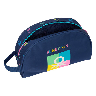 Nécessaire Escolar Benetton Cool Azul Marinho 28 x 18 x 10 cm