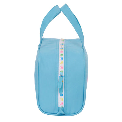 Nécessaire Escolar Benetton Spring Azul celeste 31 x 14 x 19 cm