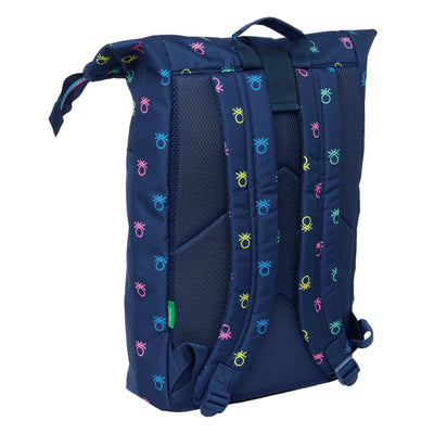 Mochila para notebook Benetton Cool Azul Marinho 28 x 42 x 13 cm