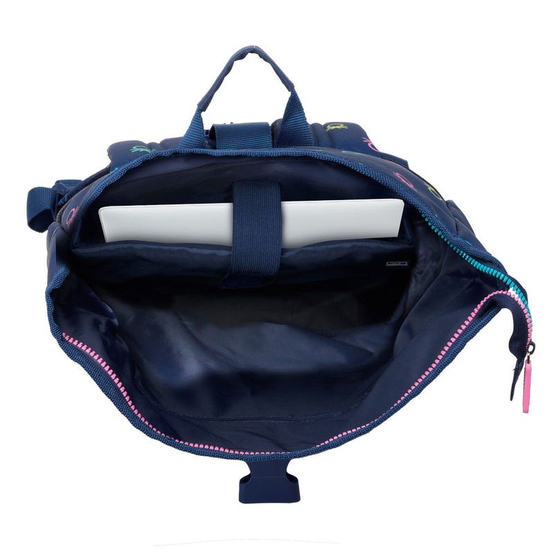 Mochila para notebook Benetton Cool Azul Marinho 28 x 42 x 13 cm