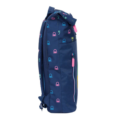 Mochila para notebook Benetton Cool Azul Marinho 28 x 42 x 13 cm