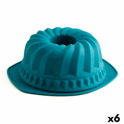 Molde Desmontável Quid Silik One Azul Plástico 24,3 x 28,4 cm (6 Unidades) (Pack 6x)