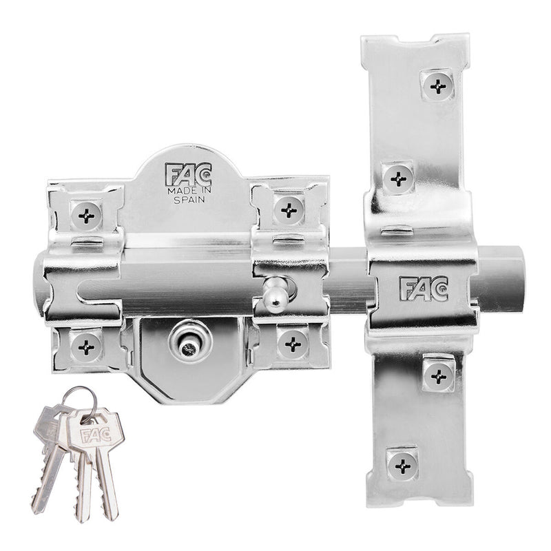 Safety lock Fac 301-r/80 nickel Steel 50 mm 80 mm