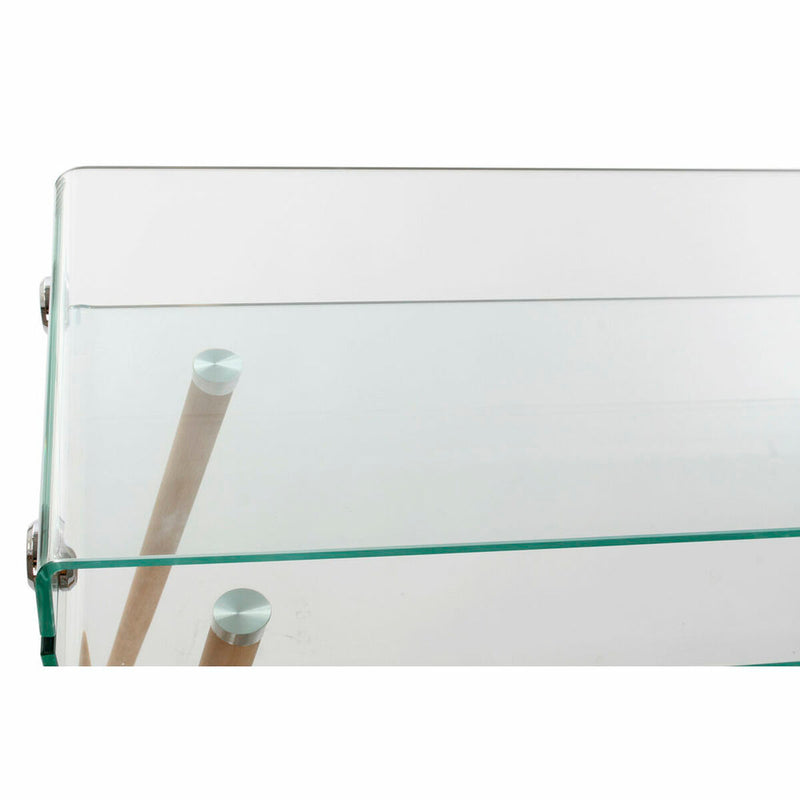 Console DKD Home Decor Transparent Crystal Beech 122 x 40 x 73 cm