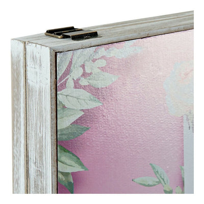 Cover DKD Home Decor 8424001797189 Counter Wood MDF Wood Pink Lilac 2 Units 46 x 6 x 32 cm