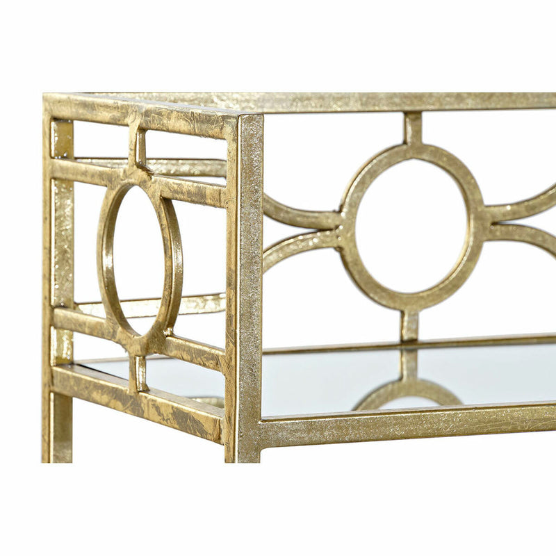 Consola DKD Home Decor Espelho Dourado Metal (127 x 23 x 90 cm)