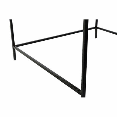 Side table DKD Home Decor 61 x 61 x 49 cm Black Golden Steel Aluminium