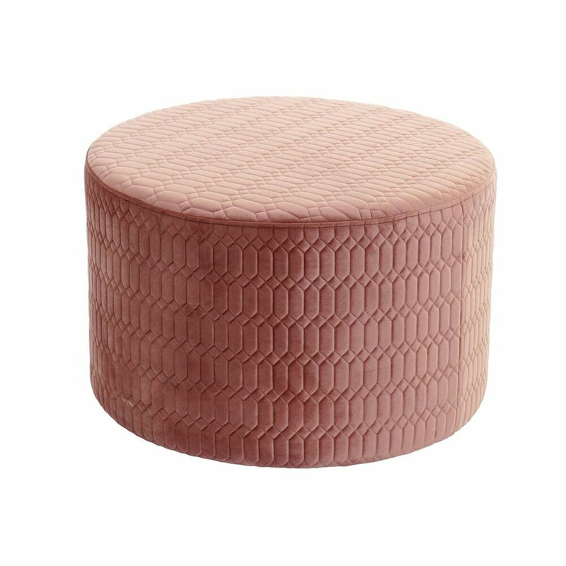 Repousa pés DKD Home Decor Cor de Rosa Madeira MDF Sixties 55 x 55 x 35 cm