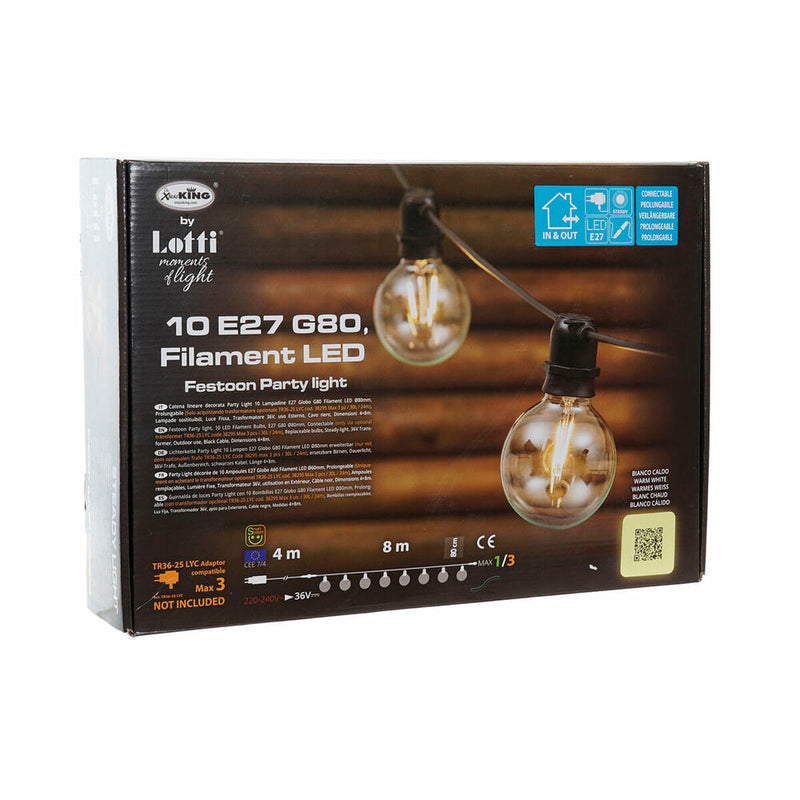 Guirlande lumineuse LED DKD Home Decor Multicouleur (850 x 7 x 13 cm)