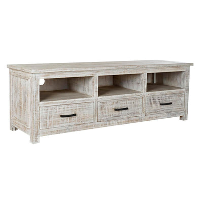 TV furniture DKD Home Decor 158 x 50 x 54 cm White Mango wood