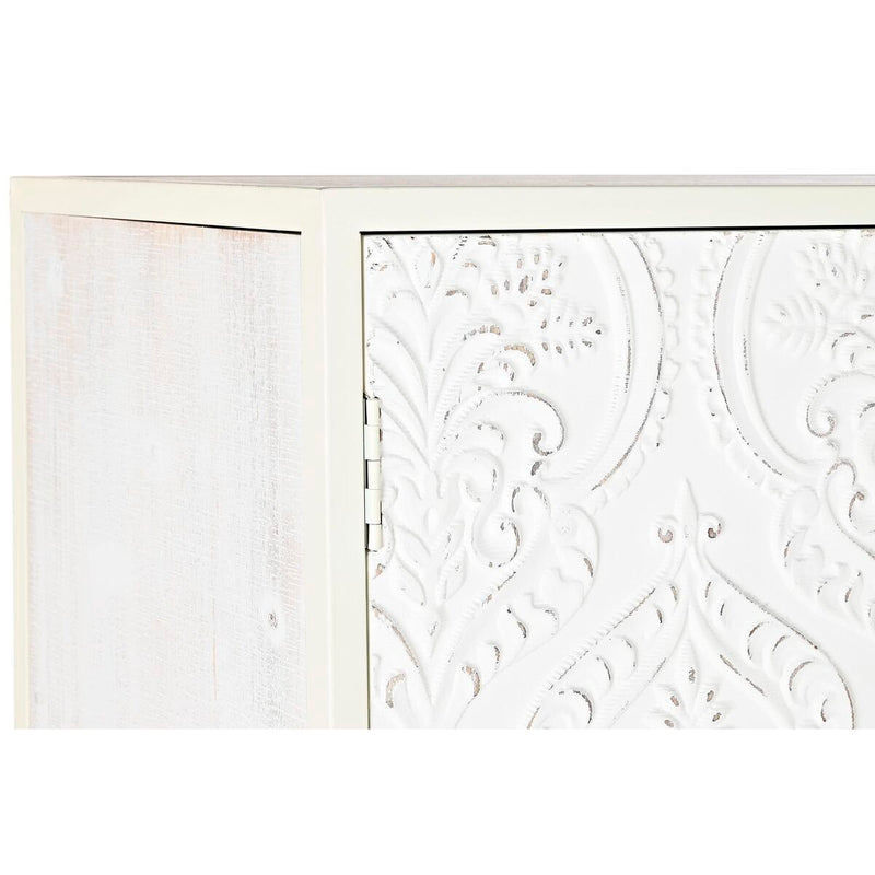 Armoire DKD Home Decor   Sapin Bois MDF Blanc 60 x 34 x 138 cm