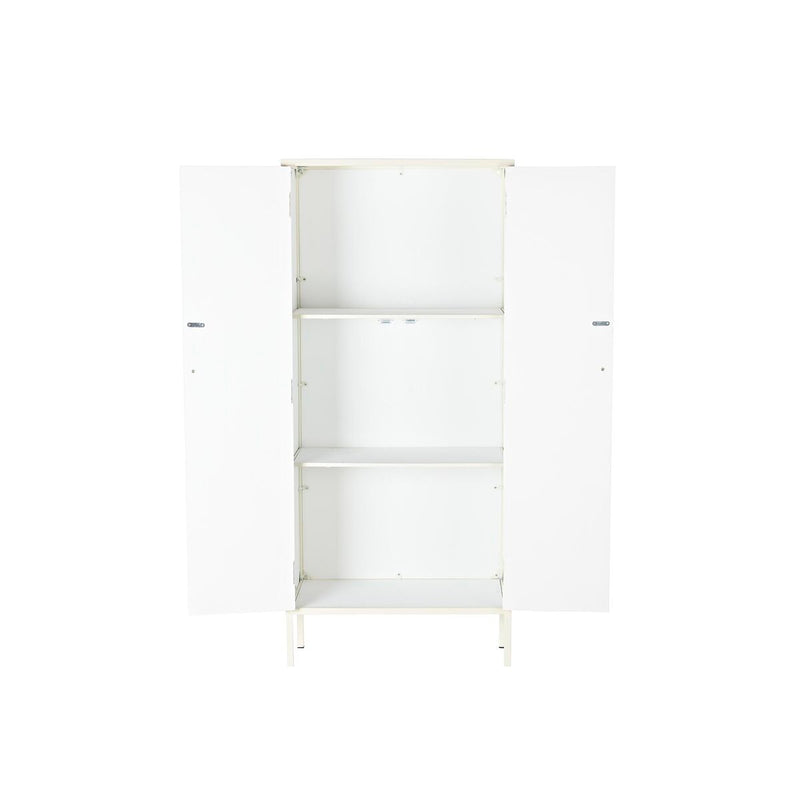 Cupboard DKD Home Decor   Fir MDF Wood White 60 x 34 x 138 cm