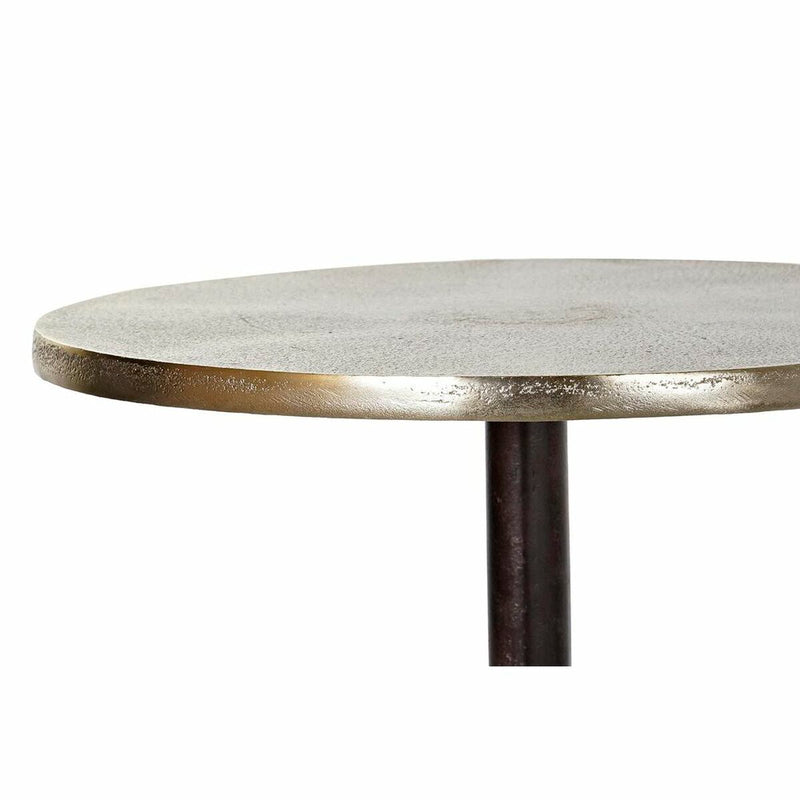 Conjunto de 2 mesas pequenas DKD Home Decor Preto Dourado 40 x 40 x 61 cm