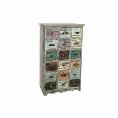 Chest of drawers DKD Home Decor Multicolour Wood Cottage 67 x 38 x 119 cm