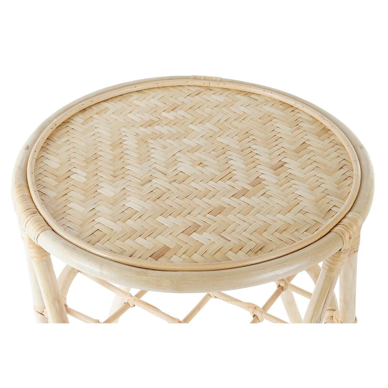 Side table DKD Home Decor Natural Bamboo 40 x 40 x 46 cm