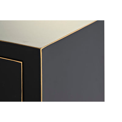 Console DKD Home Decor White Black Golden Metal Fir MDF Wood 63 x 28 x 83 cm