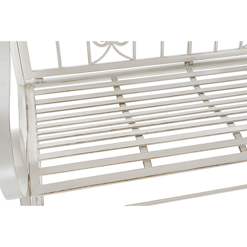 Cadeira de baloiço DKD Home Decor Metal Alumínio Branco (118 x 90 x 92 cm)