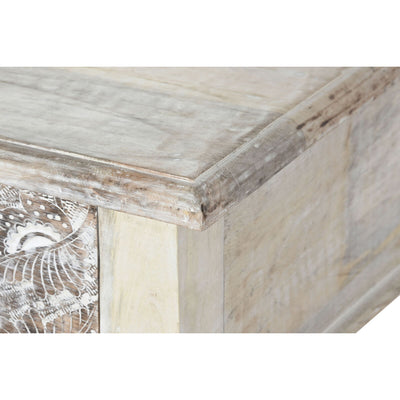 Console DKD Home Decor Branco Madeira de mangueira 91 x 42 x 81 cm