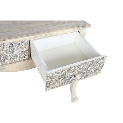 Console DKD Home Decor Blanc Bois de manguier 91 x 42 x 81 cm