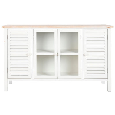 Buffet DKD Home Decor Blanc Sapin Bois MDF 130 x 40 x 80 cm