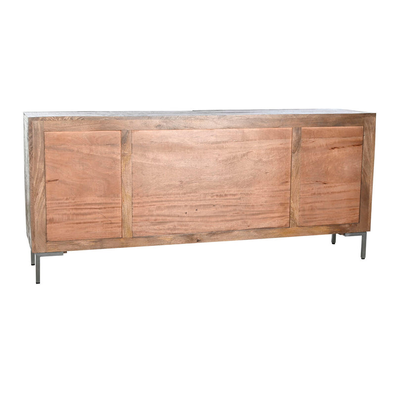 Aparador DKD Home Decor Catanho escuro Cinzento escuro 180 x 40 x 80 cm