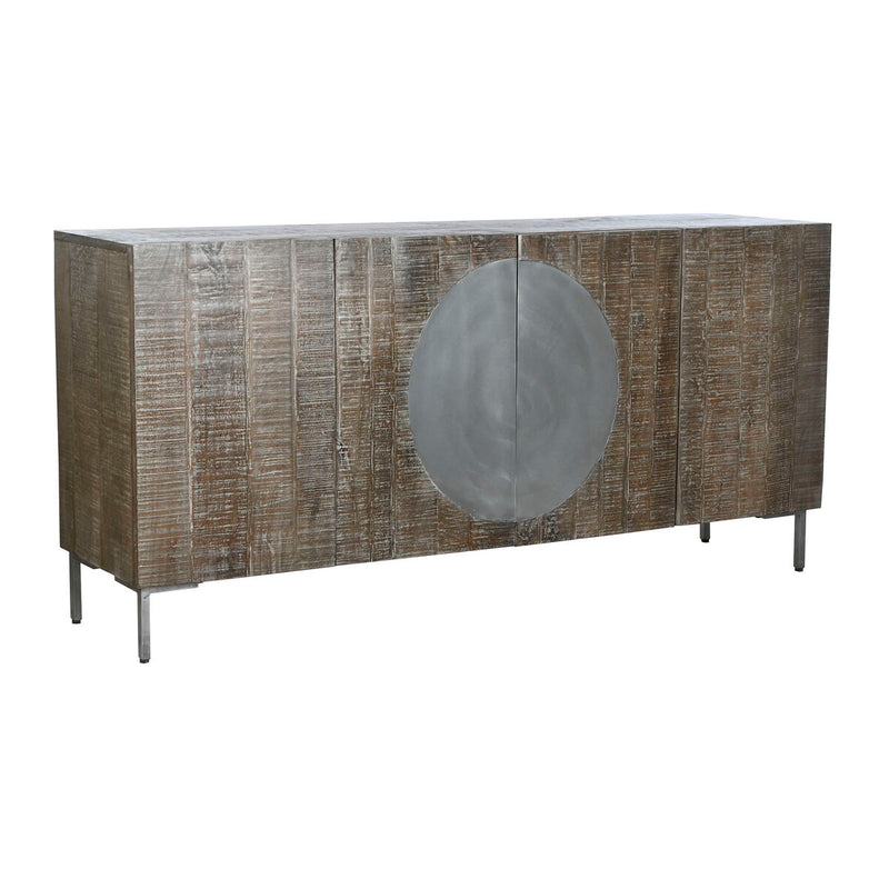 Aparador DKD Home Decor Catanho escuro Cinzento escuro 180 x 40 x 80 cm