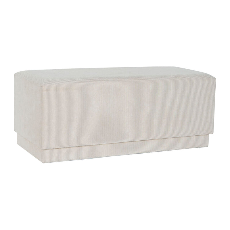 Banquette DKD Home Decor Beige Bois MDF 100 x 40 x 40 cm