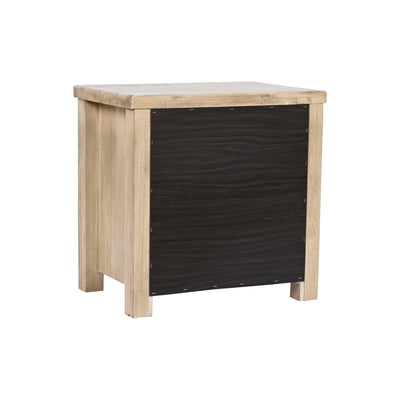 Nightstand Home ESPRIT Natural Acacia 60 x 42 x 60 cm