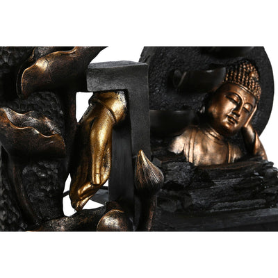 Fountain Home ESPRIT Resin Buddha Oriental 21 x 19 x 27 cm (2 Units)