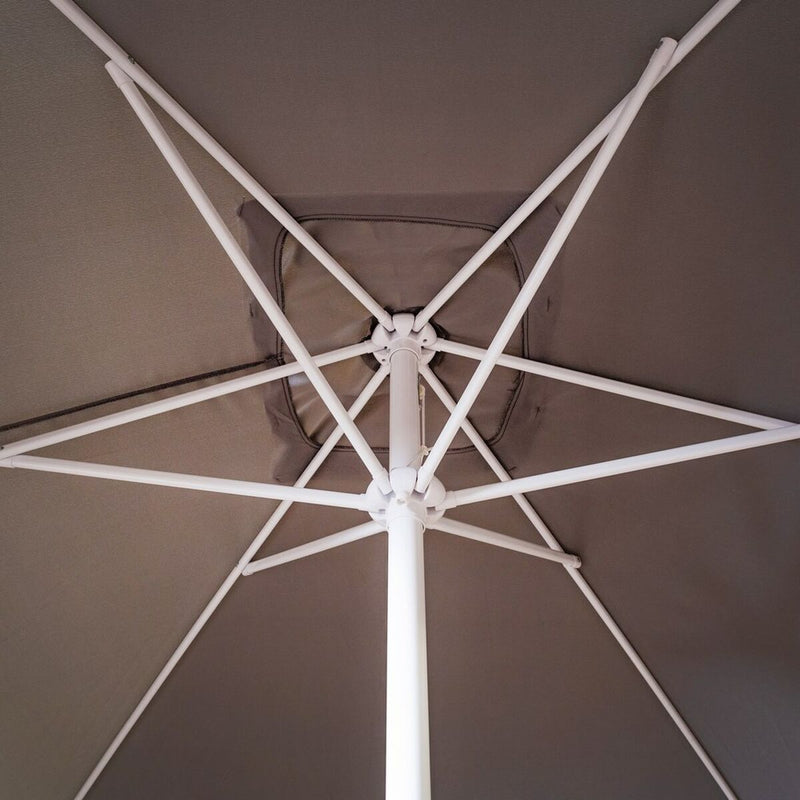 Parasol Thais 300 x 400 cm Cinzento Alumínio
