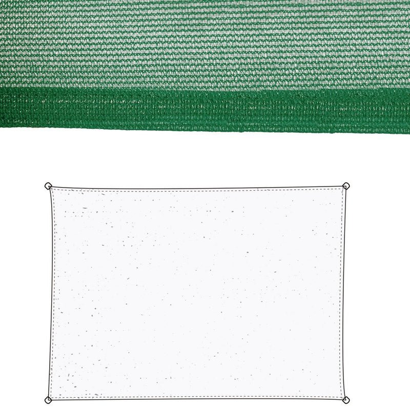 Toldos de vela Toldo Verde Polietileno 300 x 400 x 0,5 cm