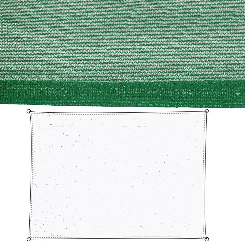 Toldos de vela Toldo Verde Polietileno 90 x 180 x 0,5 cm