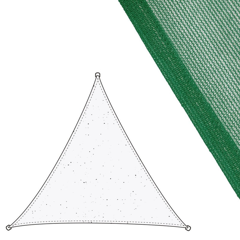 Shade Sails Awning 3 x 3 m Green Polyethylene 300 x 300 x 0,5 cm
