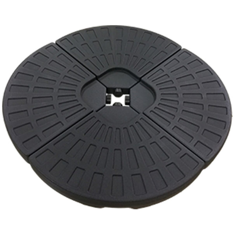 Base pour parapluie Noir Polyéthylène 48 x 48 x 7,5 cm