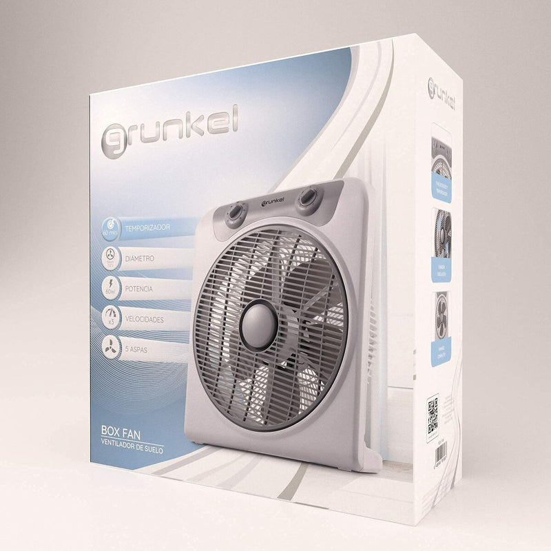 Ventilateur de Sol Grunkel BOX FAN Gris 50 W