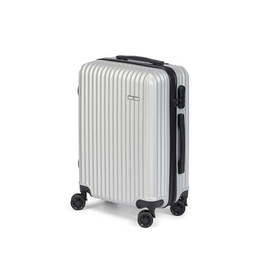 Cabin suitcase Light grey 38 x 57 x 23 cm Stripes
