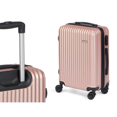 Set of suitcases Pink Stripes 3 Pieces