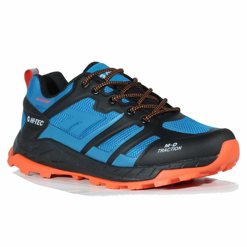 Running Shoes for Adults Hi-Tec Toubkal Low Waterproof Navy Blue Men