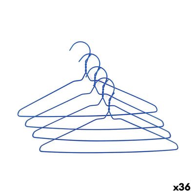Hangers Metal Plastic 4 Pieces (36 Units)