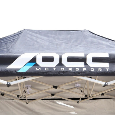 Carpa OCC Motorsport Racing Preto Poliéster 420D Oxford 3 x 2 m Janela