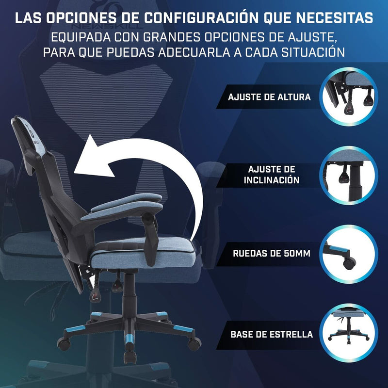 Cadeira de Gaming Newskill Eros Azul