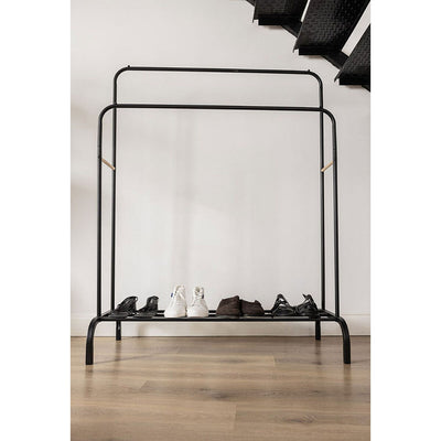Hat stand Newlux Hangy Duo 30 Black Metal 115 x 50 x 150 cm