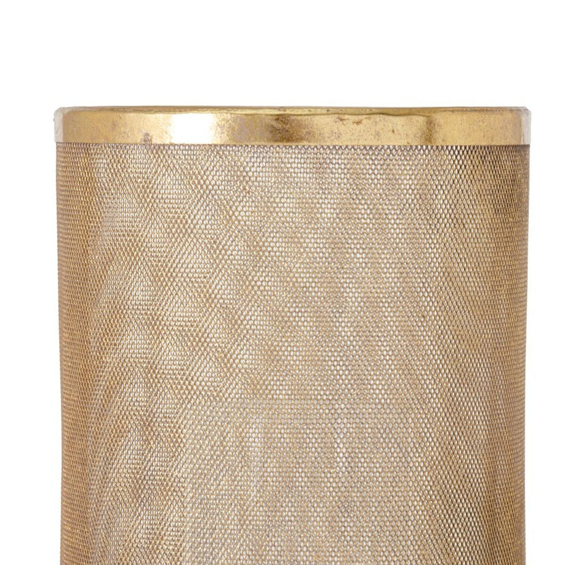Candleholder Golden Metal 23 x 14 x 50 cm