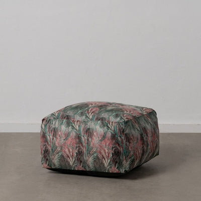 Pouf Plumes Polyester 60 x 60 x 30 cm